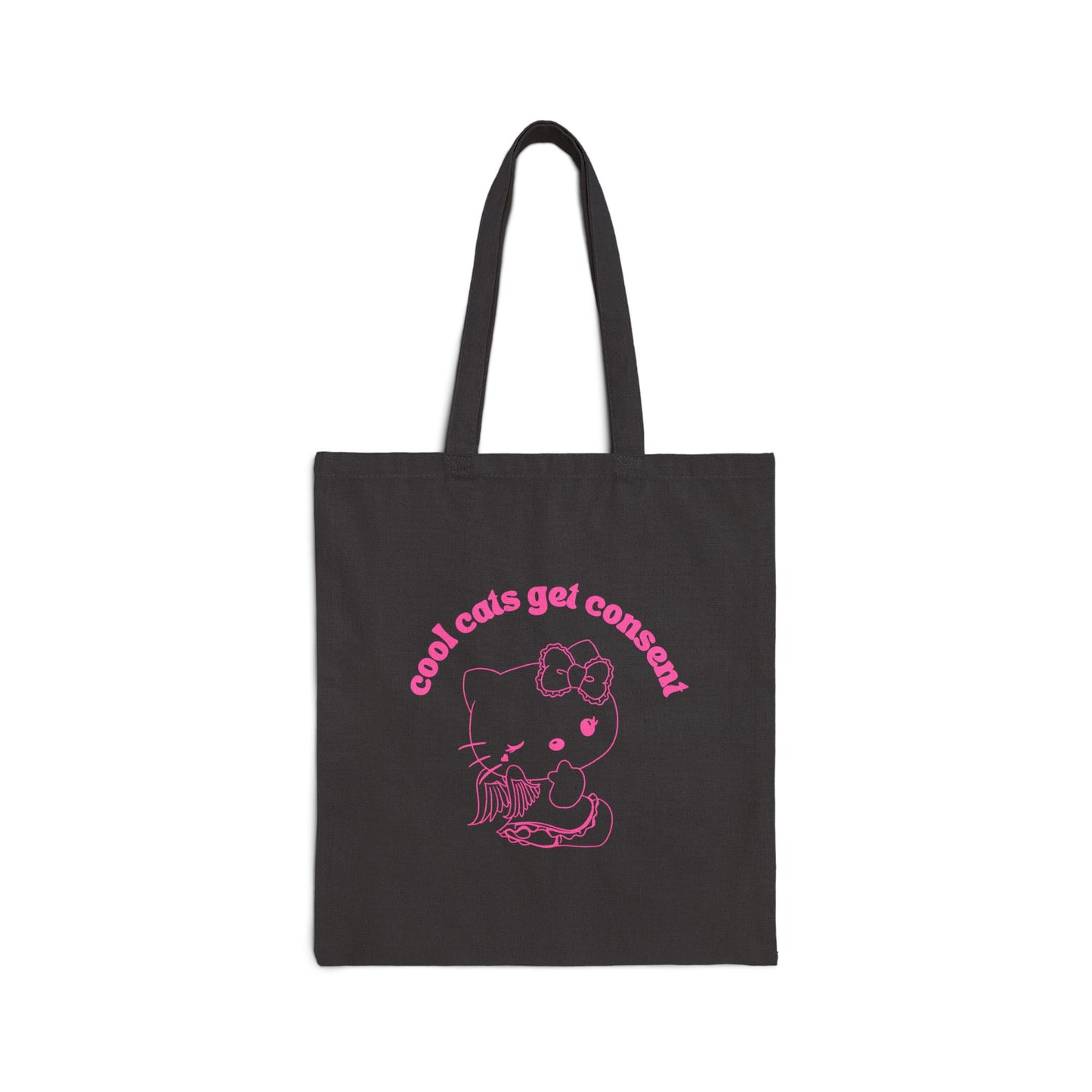 Cool Cats Get Consent Tote Bag Eco-Friendly