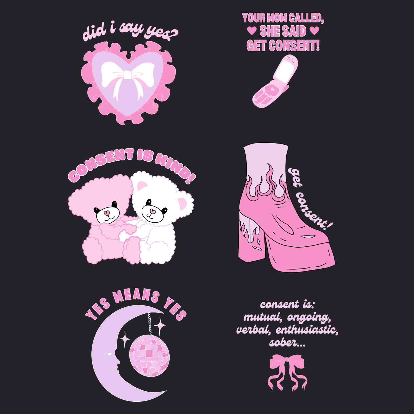 Miwako Collection 6 Pack High waisted Thong