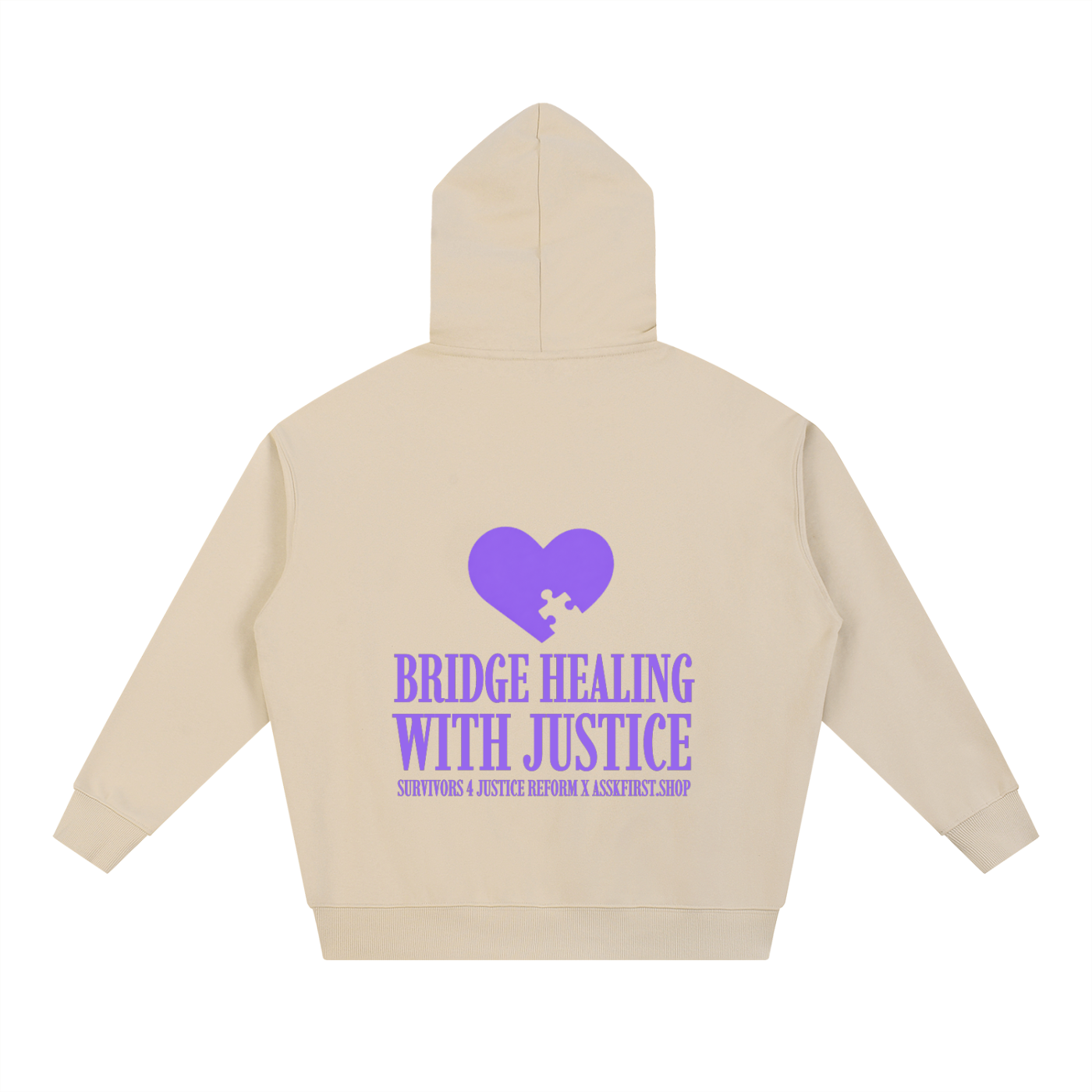 S4JR Puzzle Heart Heavyweight Hoodie