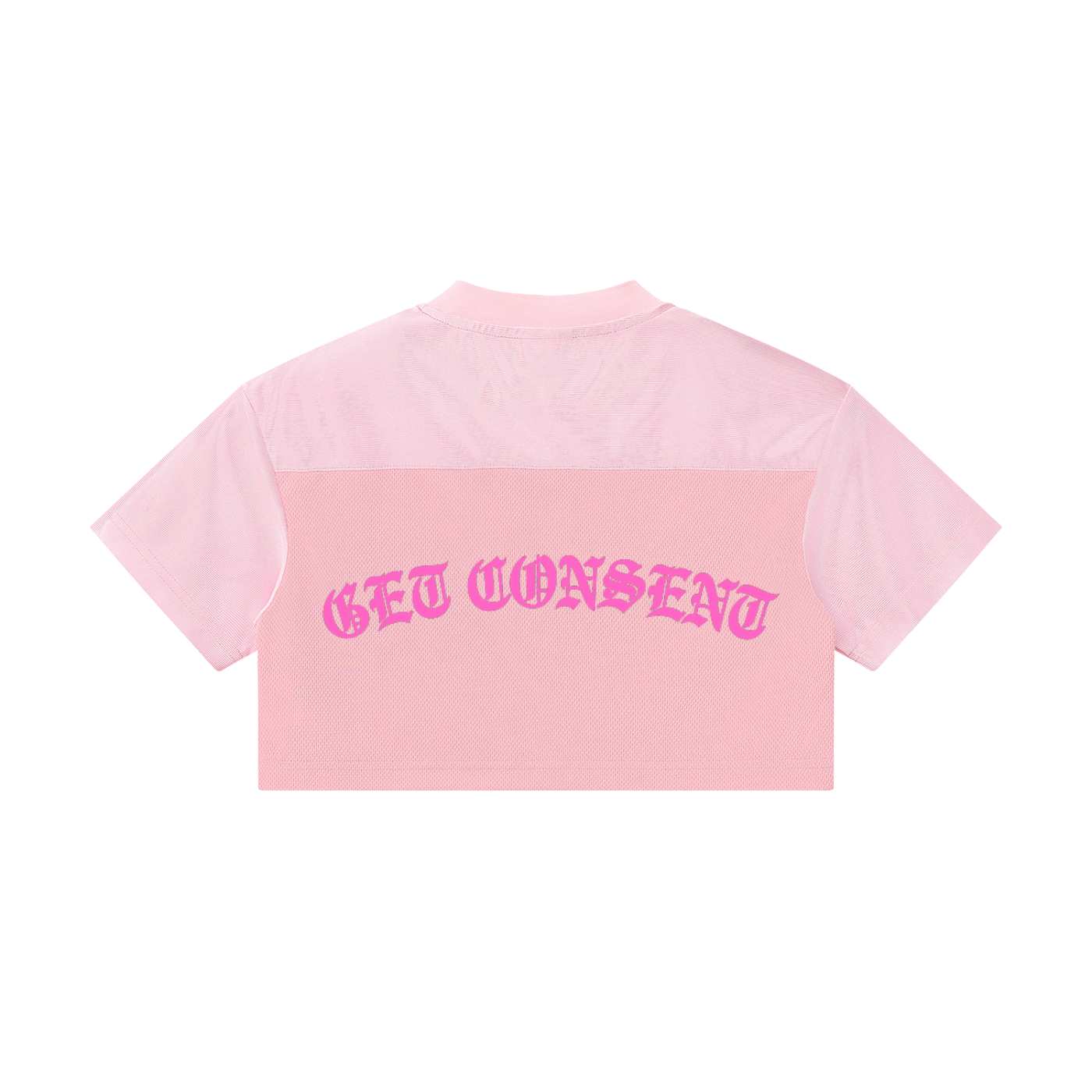 Assk First Cropped Paneled V-Neck Jersey