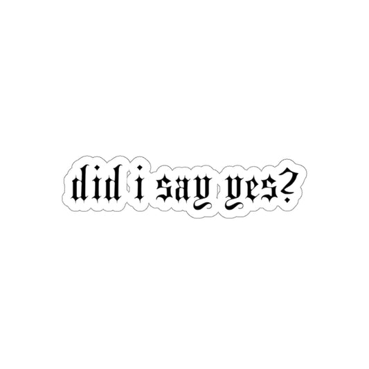 Die-Cut Stickers