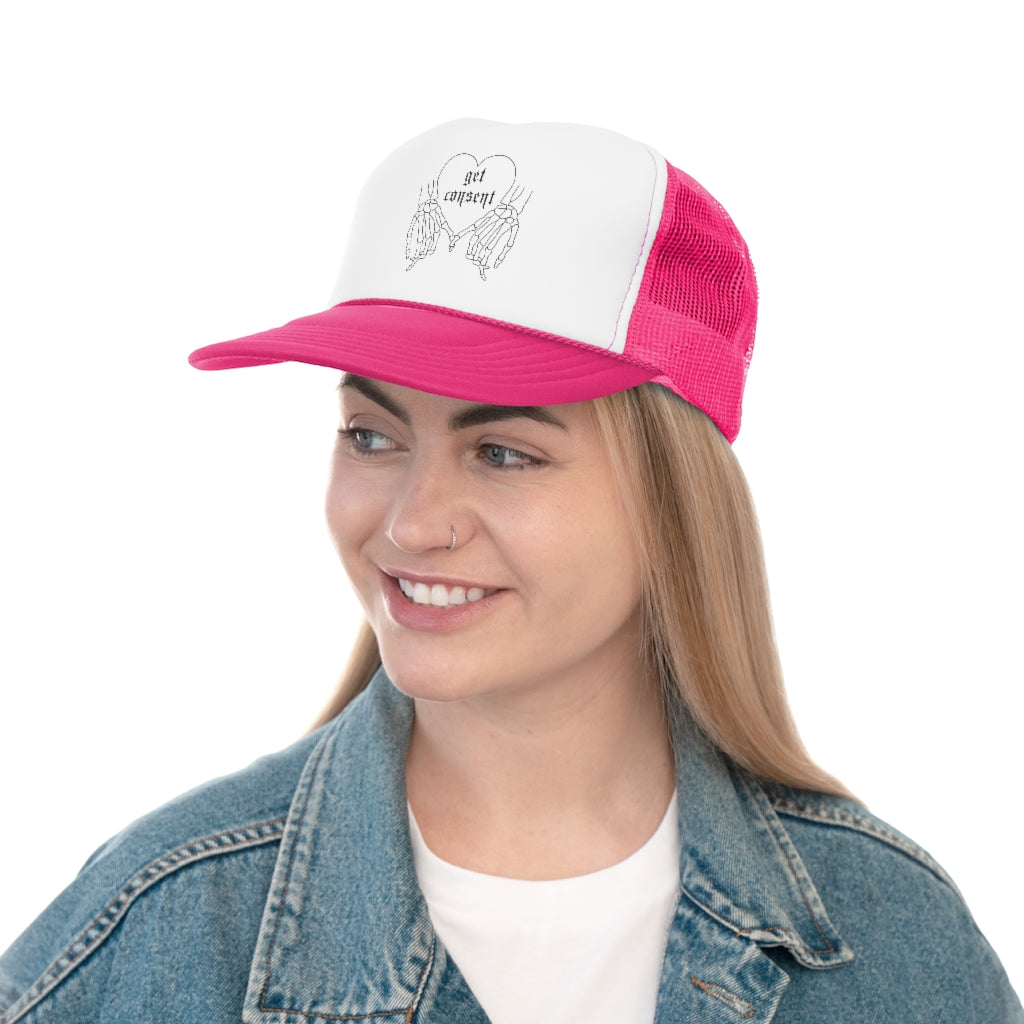 Get Consent Trucker Caps