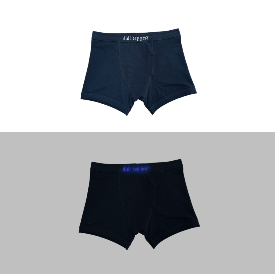 Glow In The Dark "Did I Say Yes?" UNISEX Boxer Brief