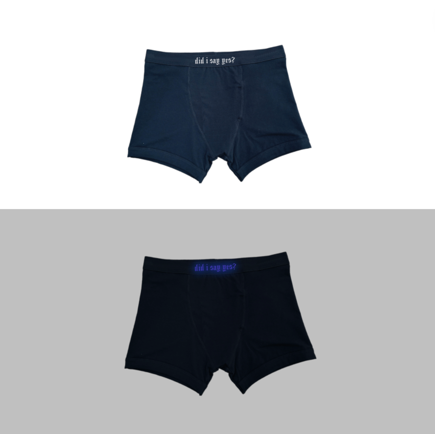 Glow In The Dark Did I Say Yes? UNISEX Boxer Brief