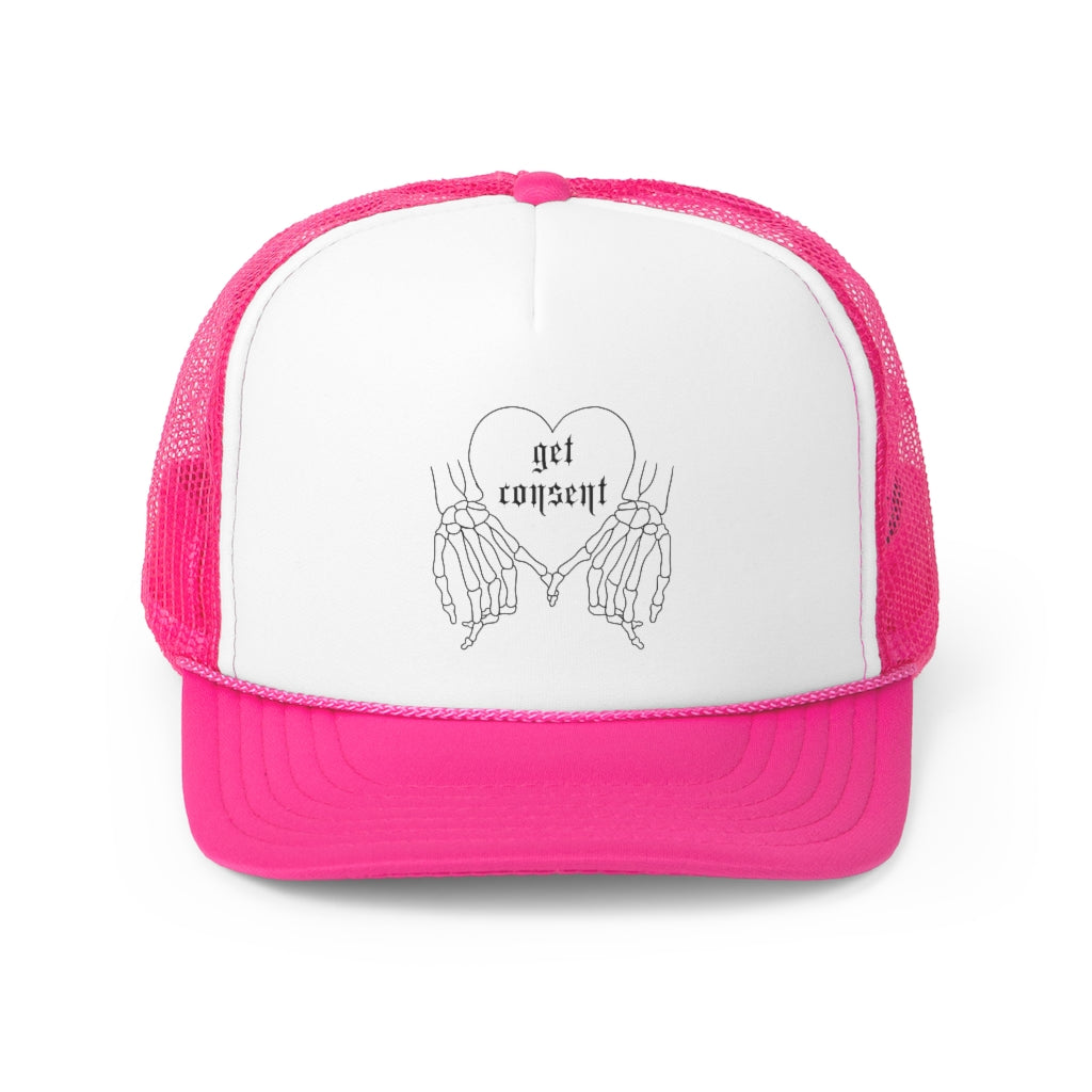 Get Consent Trucker Caps