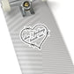 Don’t Fucking Touch Me Barbed Heart Sticker — Kiss-Cut Vinyl Decal