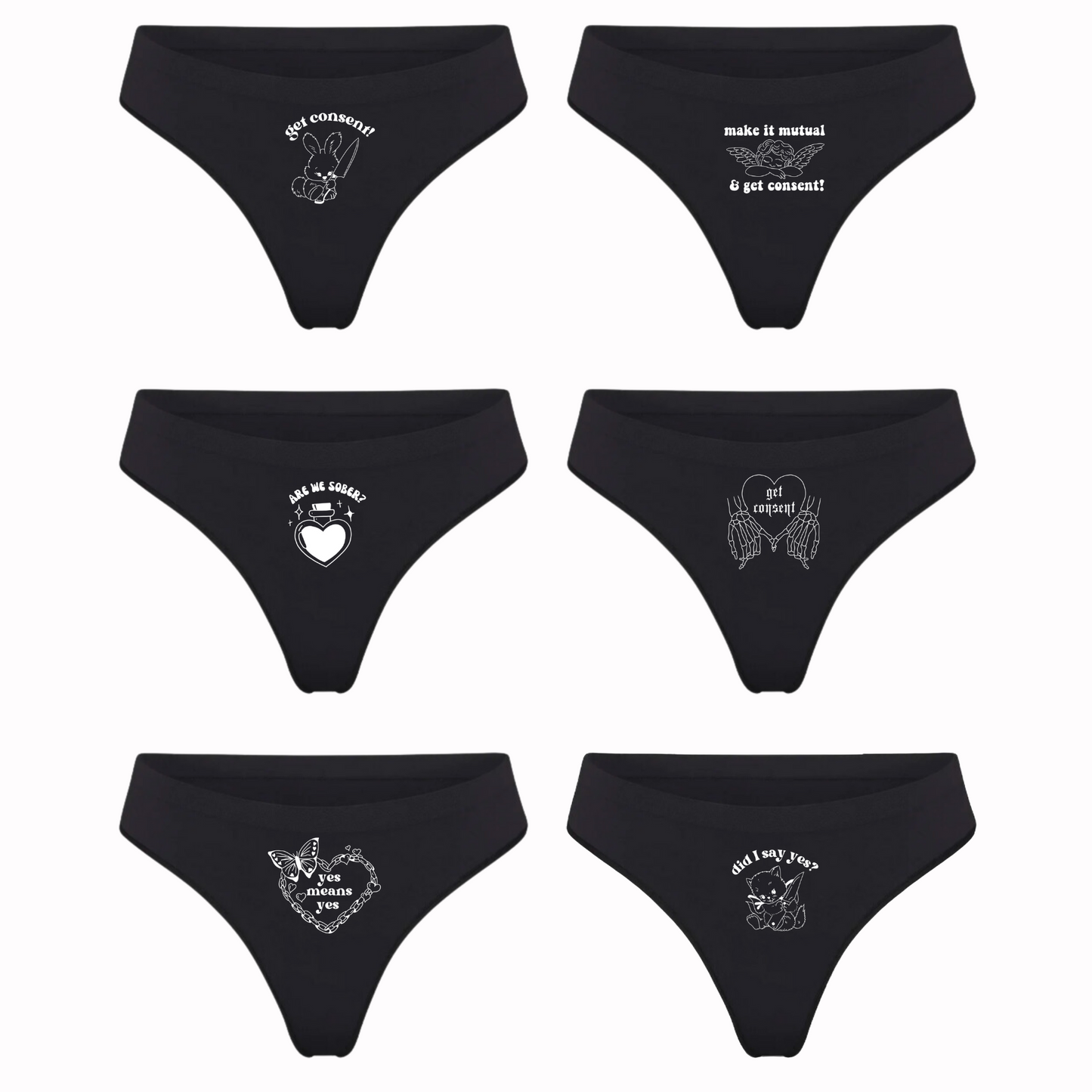 BEST SELLERS THONG SPANDEX BLEND 6 PACK