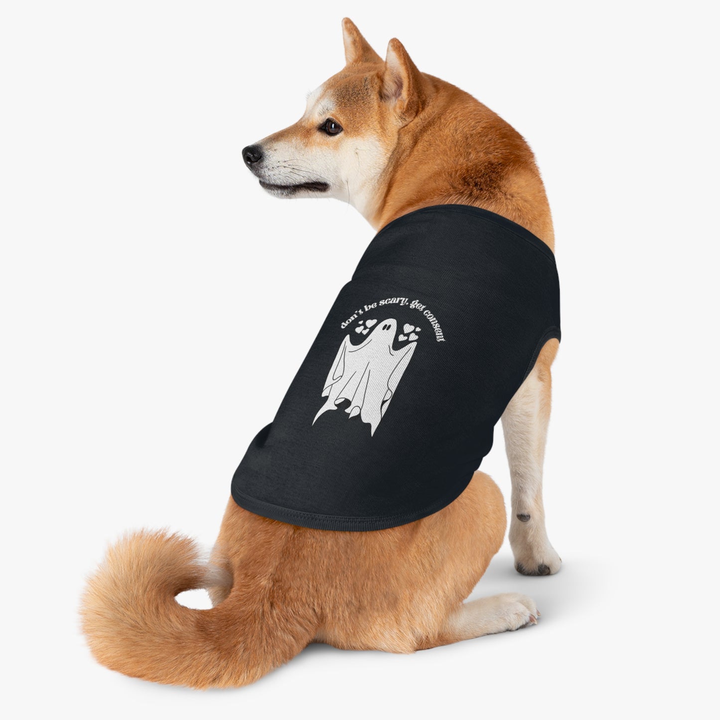 Consent Ghost Guy Pet Tank Top