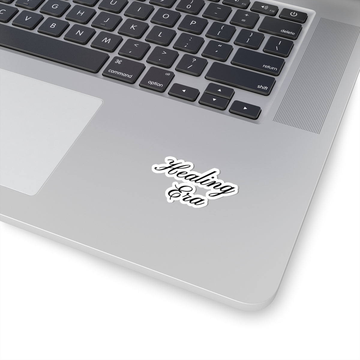 Healing Era Script Sticker — Inspirational Kiss-Cut Decal for Laptops & Journals