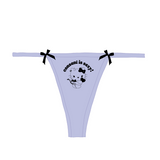 "consent is sexy" kitty Bow Thong