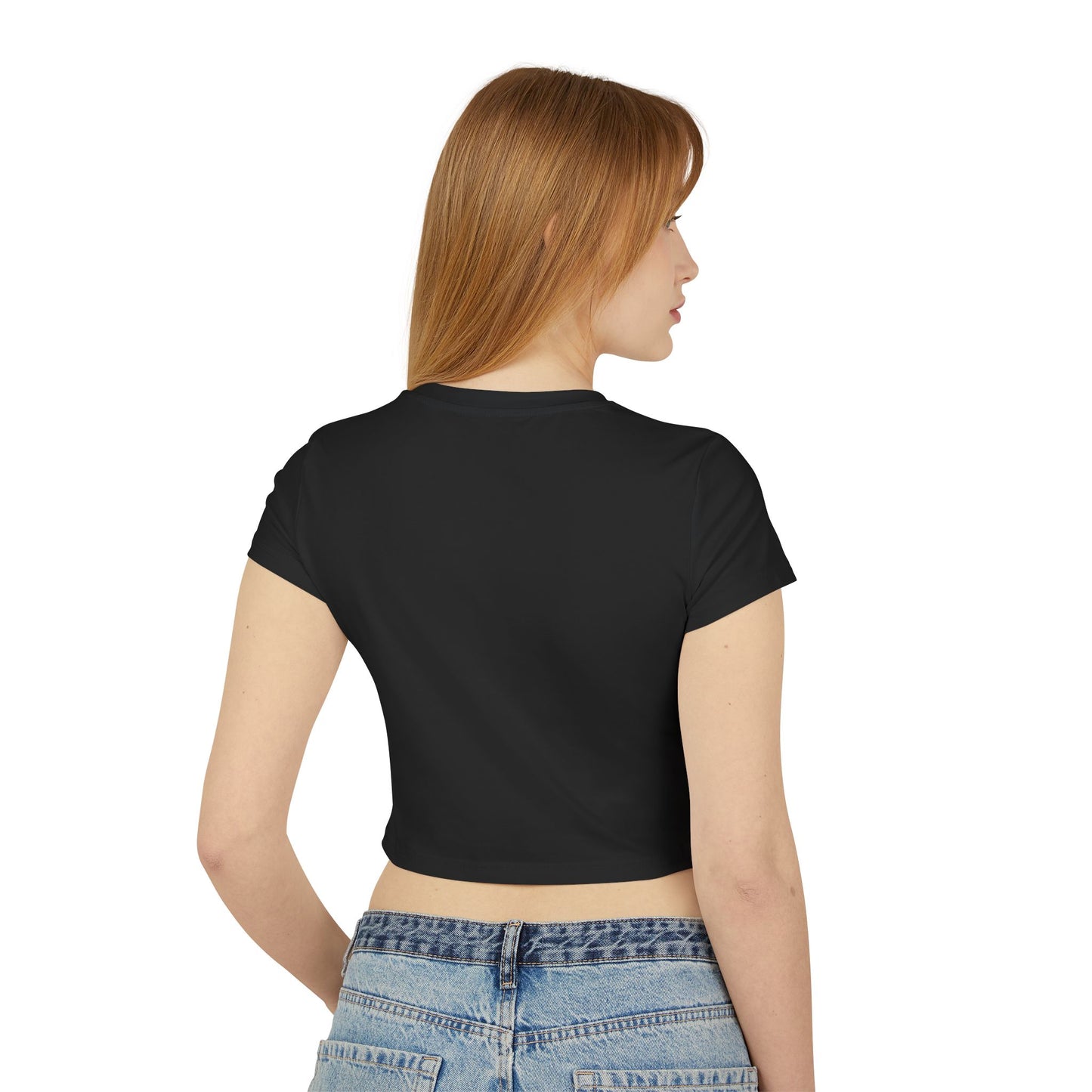 SAFEBAE Women's Baby Tee - Cute Cropped Top, Casual Wear, Gift for Friends, Summer Fashion, Trendy Graphic Tee