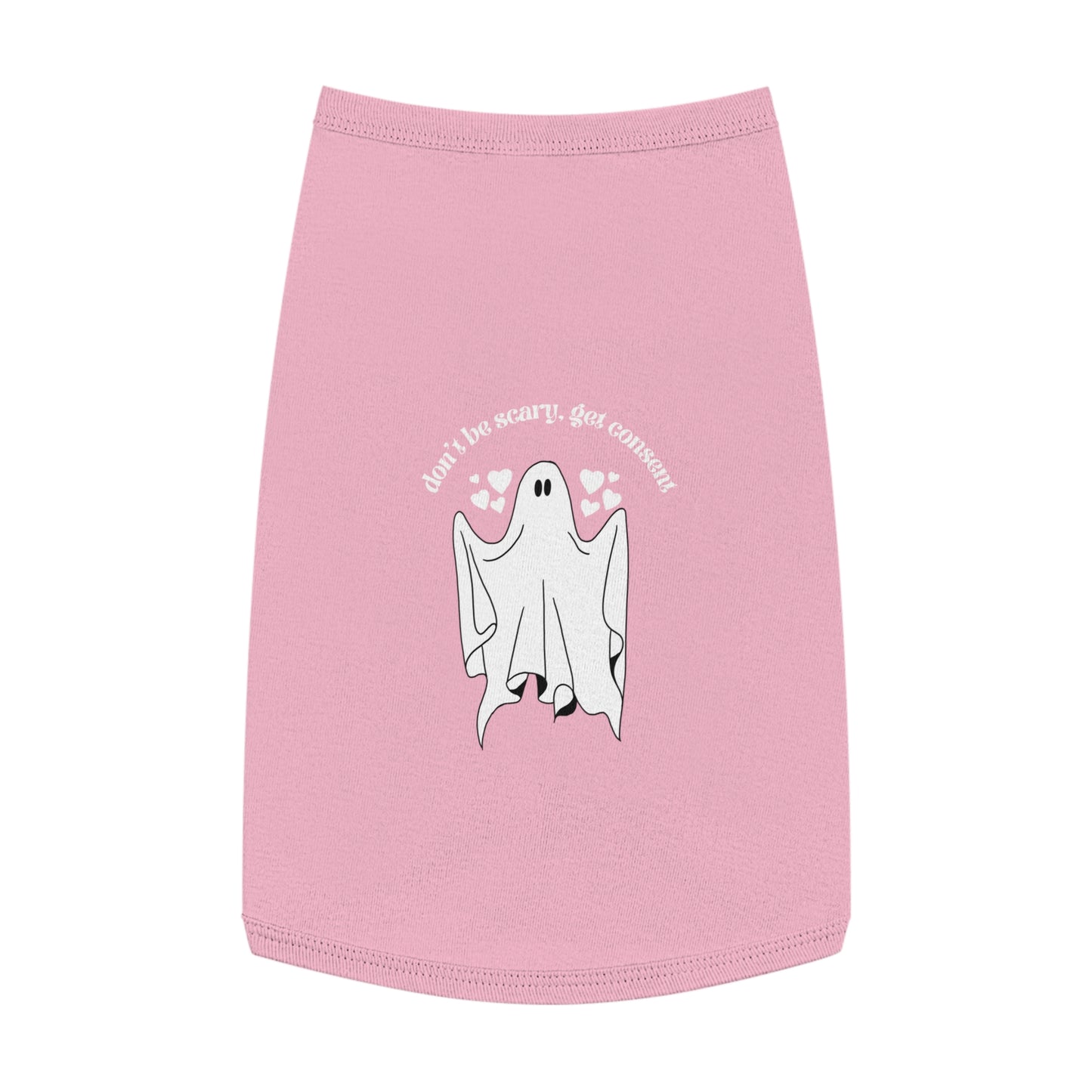 Consent Ghost Guy Pet Tank Top