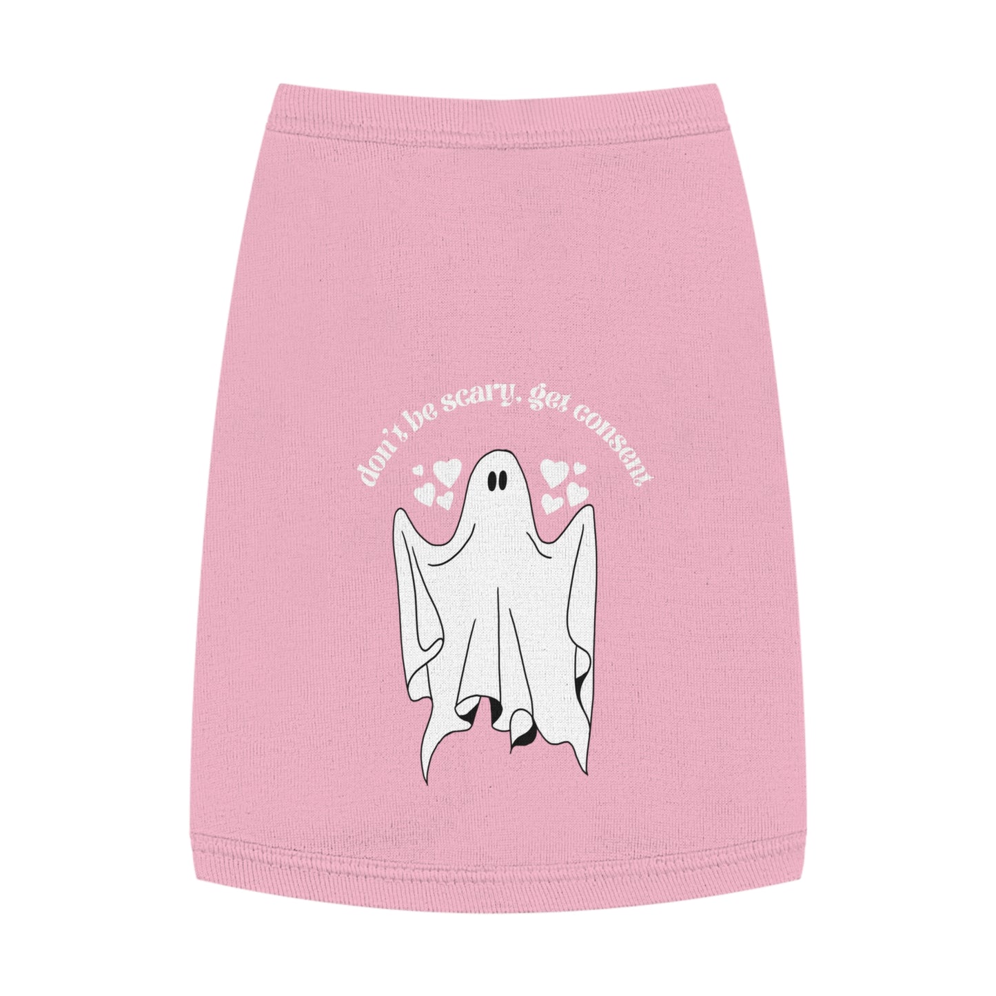 Consent Ghost Guy Pet Tank Top