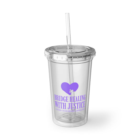 "Bridge Healing With Justice" S4JR x ASSK FIRST Collab Purple Heart Design