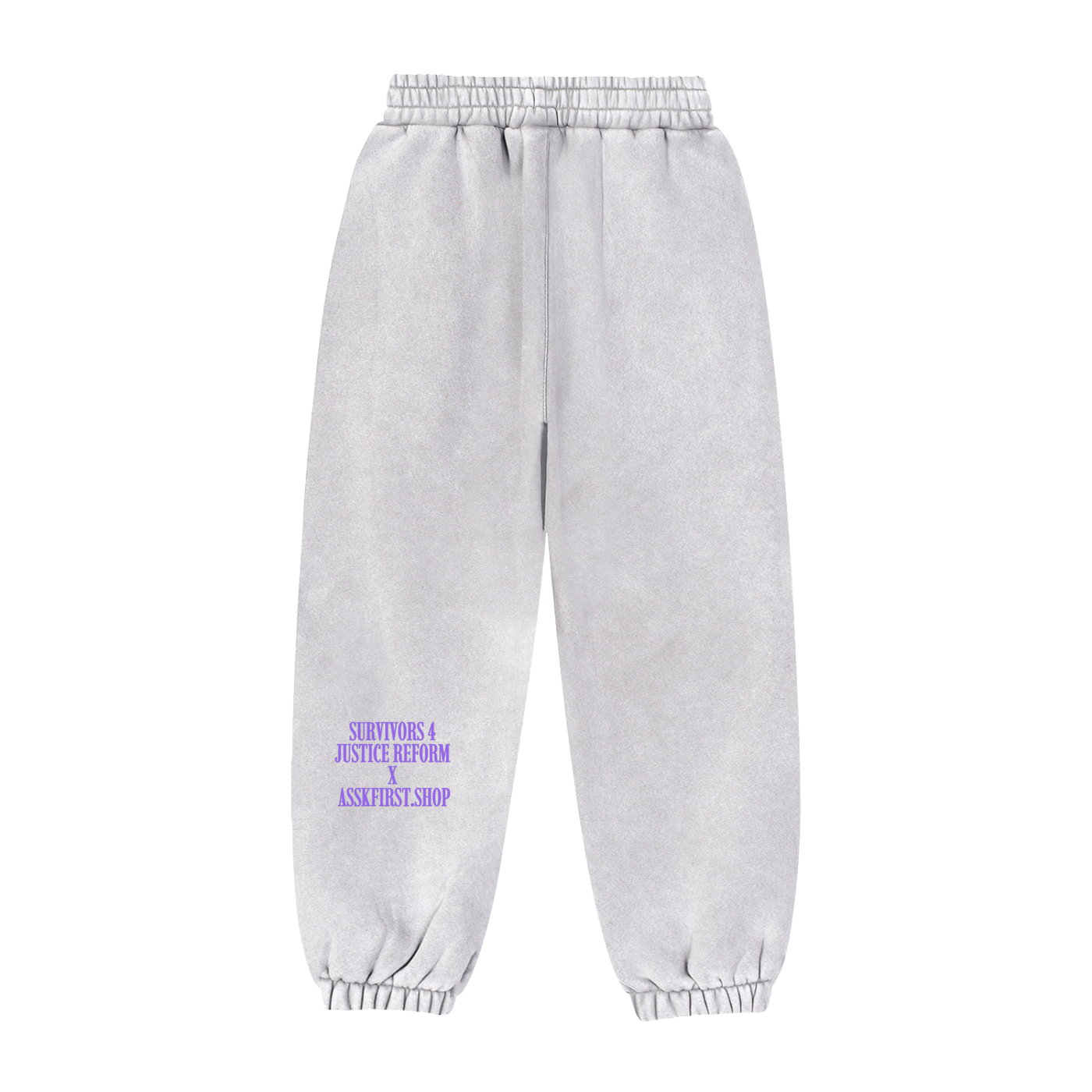 Survivors 4 Justice Reform x Assk First Fleeced Jogger Sweatpants