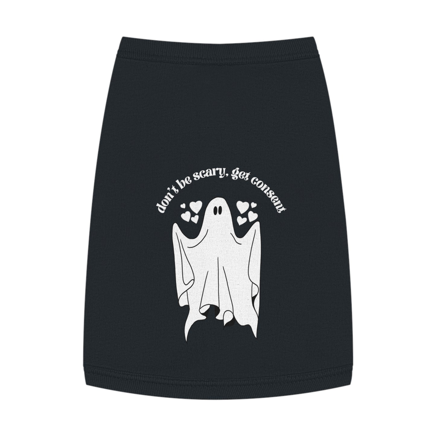 Consent Ghost Guy Pet Tank Top