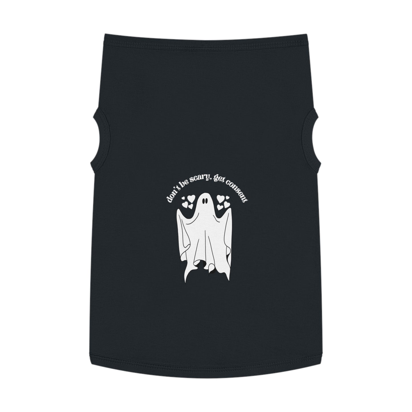 Consent Ghost Guy Pet Tank Top