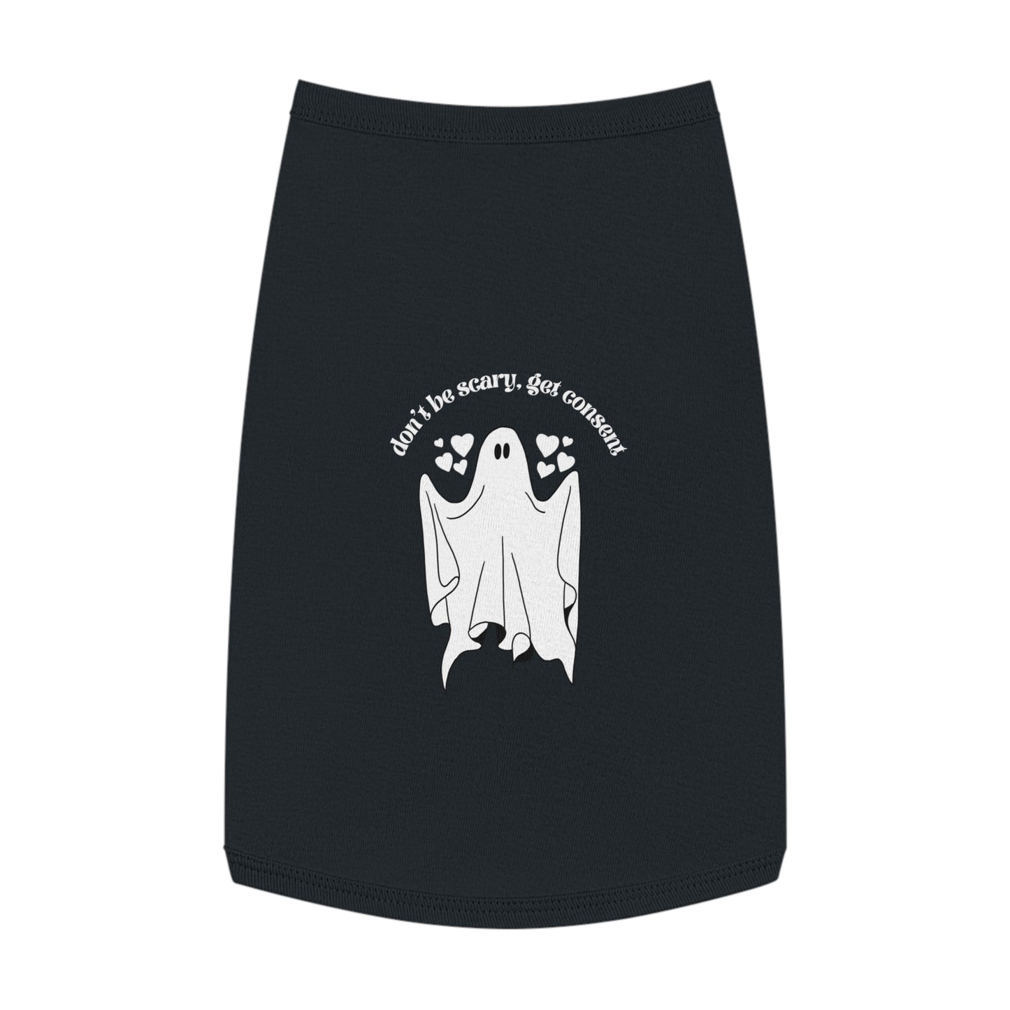 Consent Ghost Guy Pet Tank Top