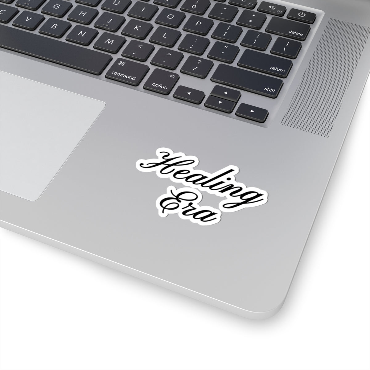 Healing Era Script Sticker — Inspirational Kiss-Cut Decal for Laptops & Journals