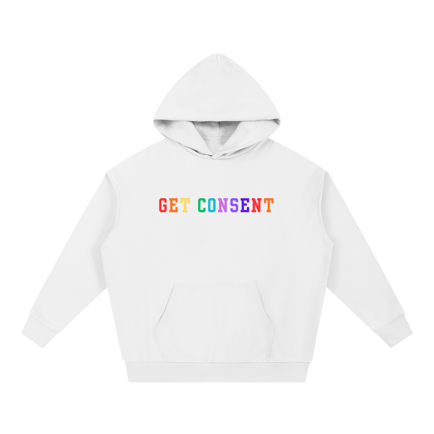 GET CONSENT PRIDE Essential Heavyweight Hoodie