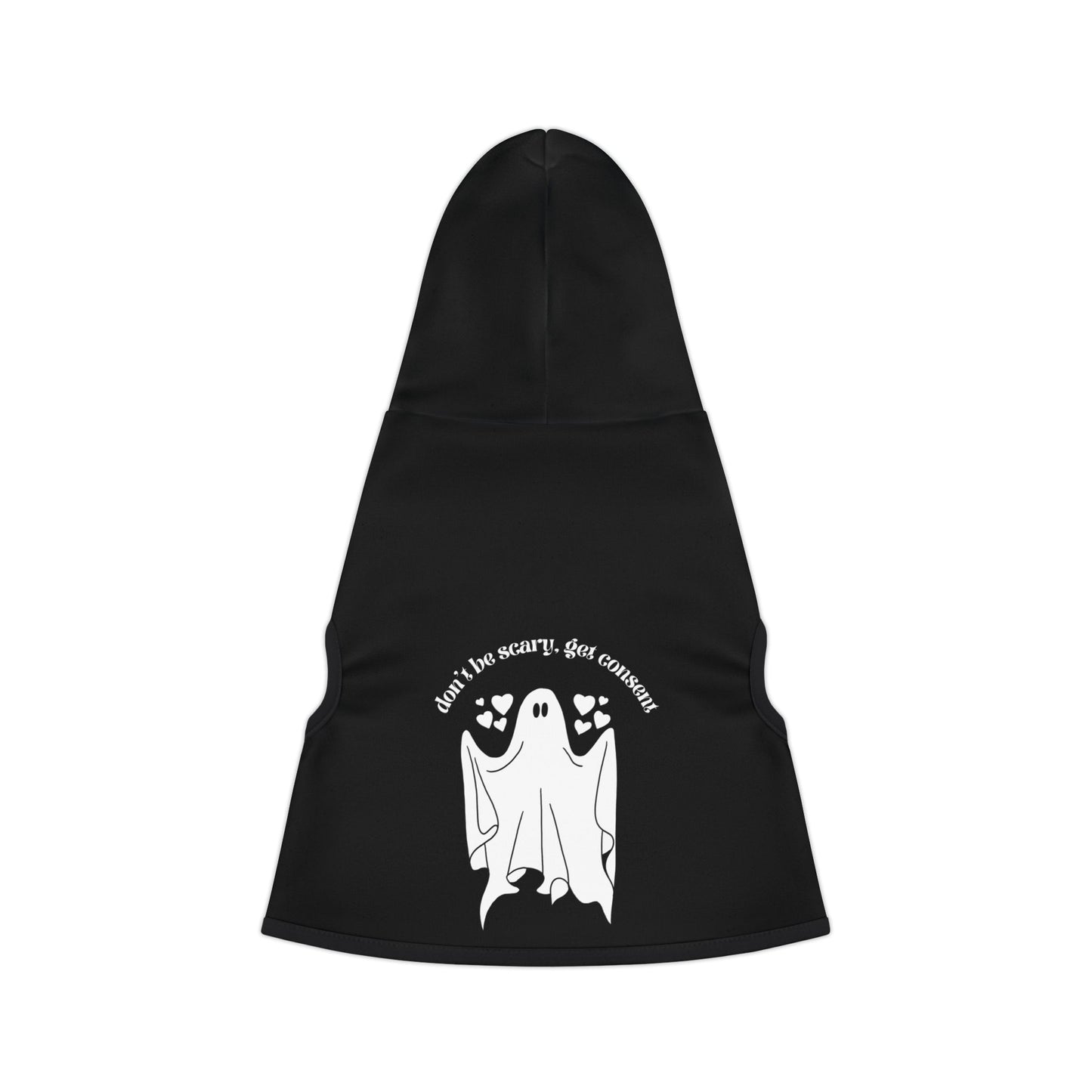 Consent Ghost Guy Pet Hoodie