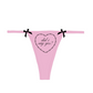 "Did I Say Yes?" Barbed Heart Bow Thong