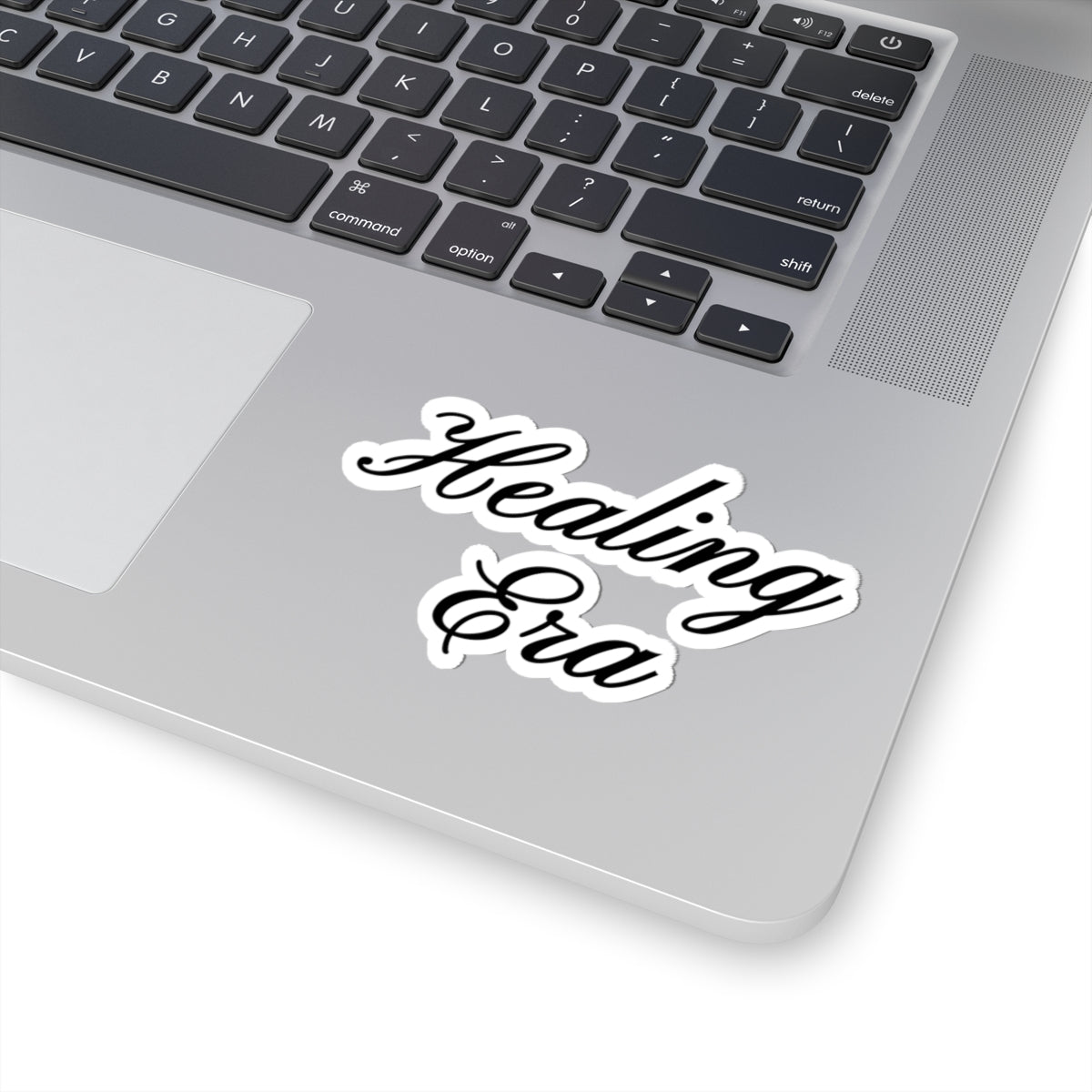 Healing Era Script Sticker — Inspirational Kiss-Cut Decal for Laptops & Journals