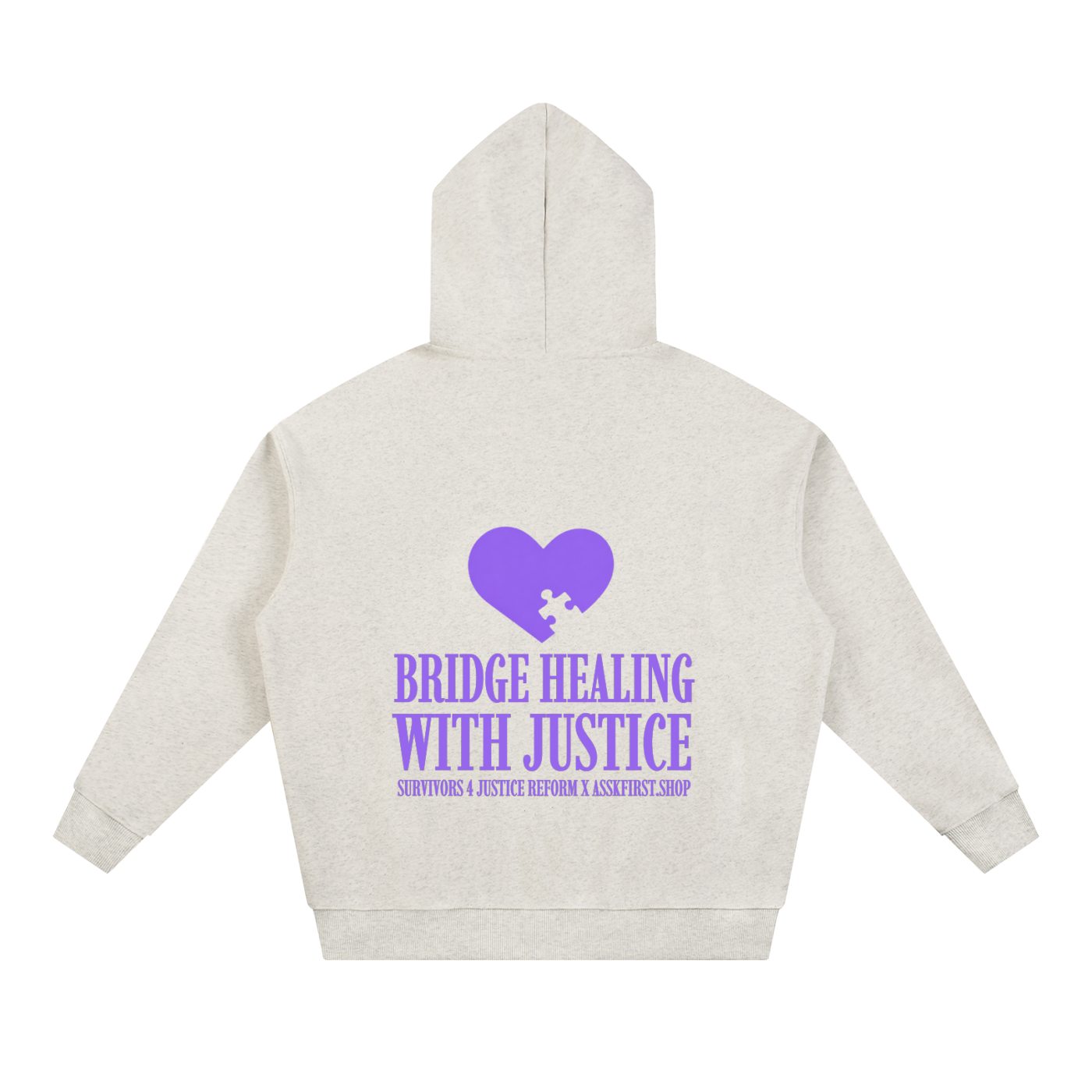 S4JR Puzzle Heart Heavyweight Hoodie