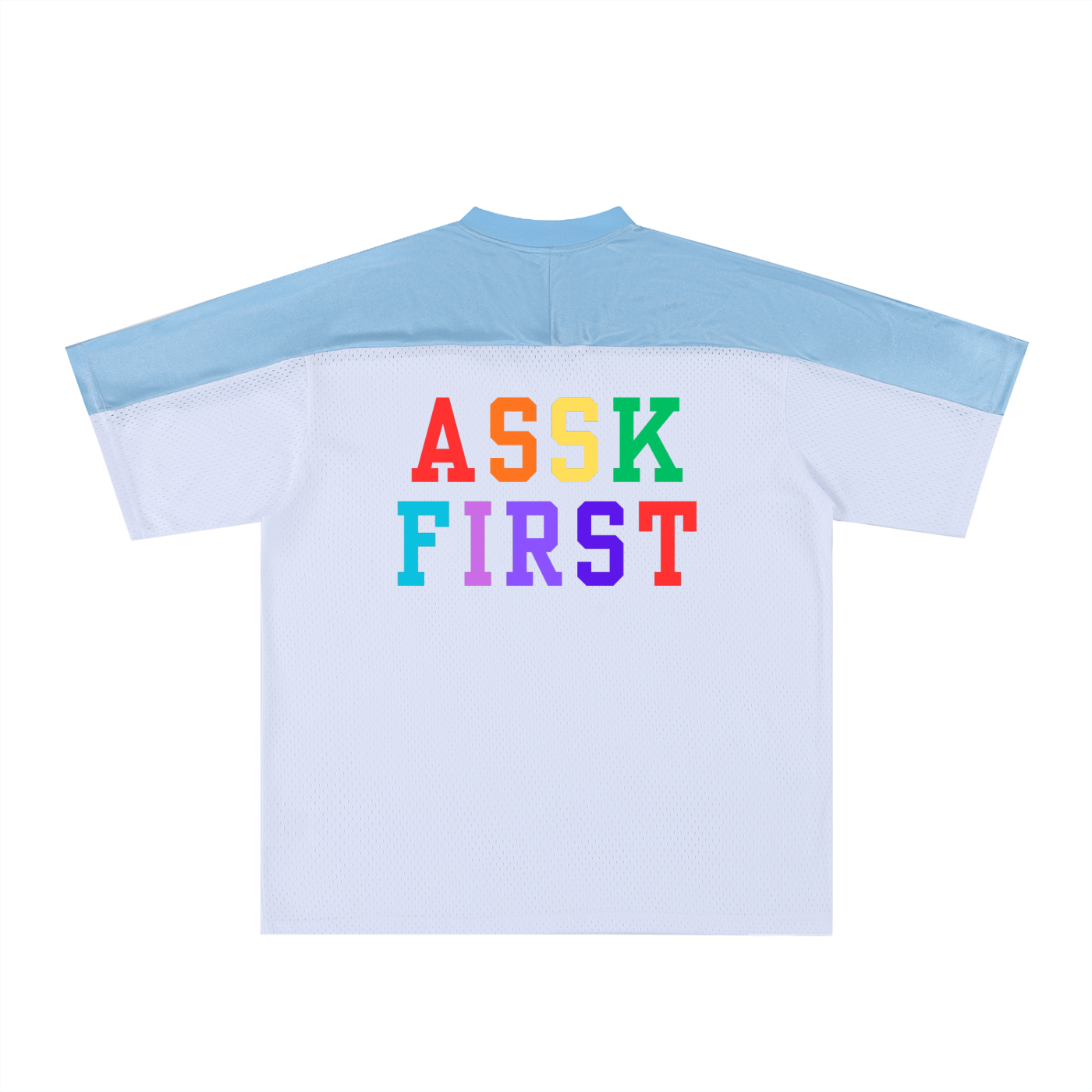 Get Consent PRIDE Oversized Mesh V-Neck Soccer Jersey