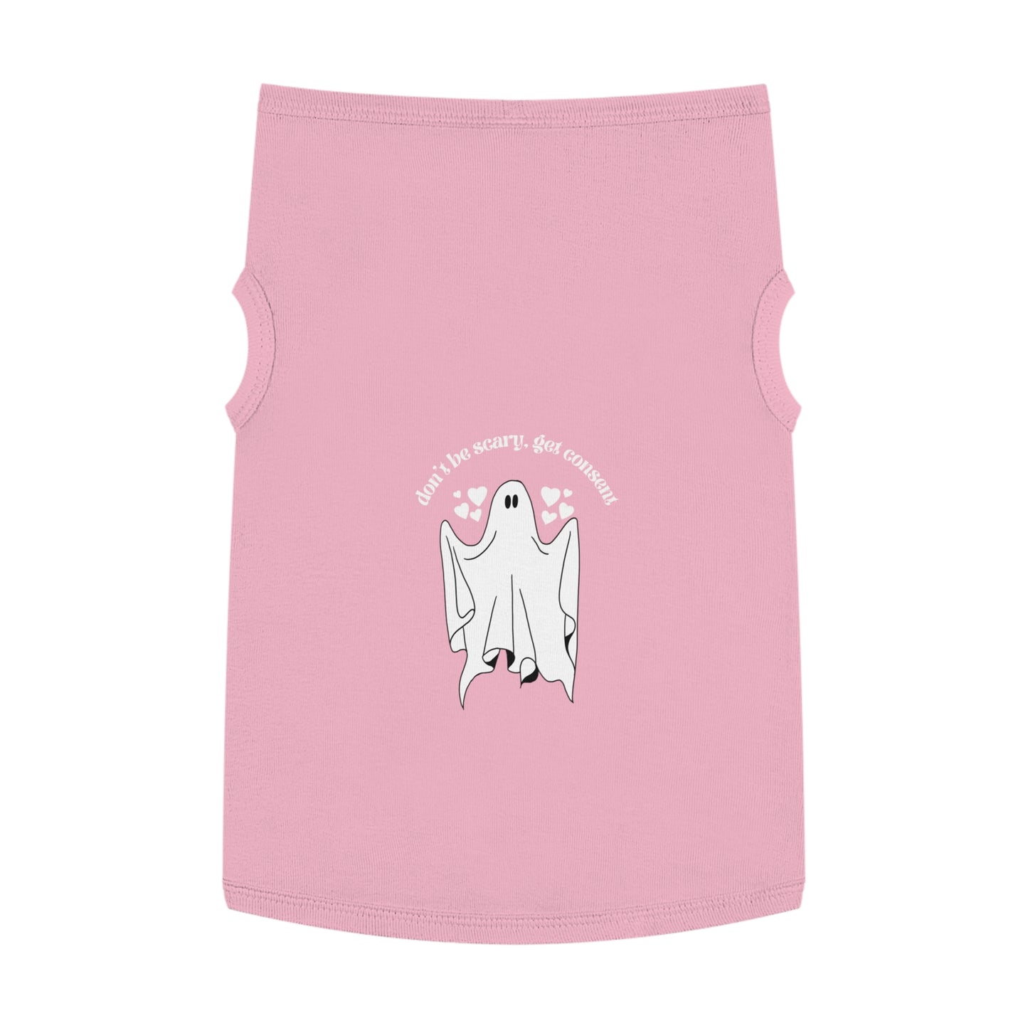 Consent Ghost Guy Pet Tank Top