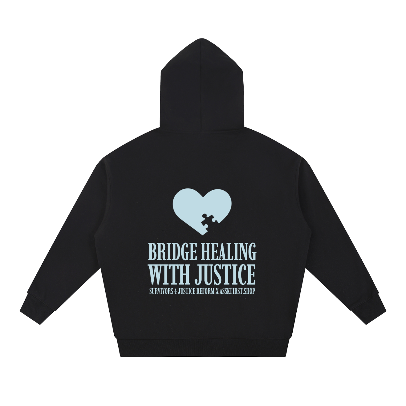 S4JR Puzzle Heart Heavyweight Hoodie