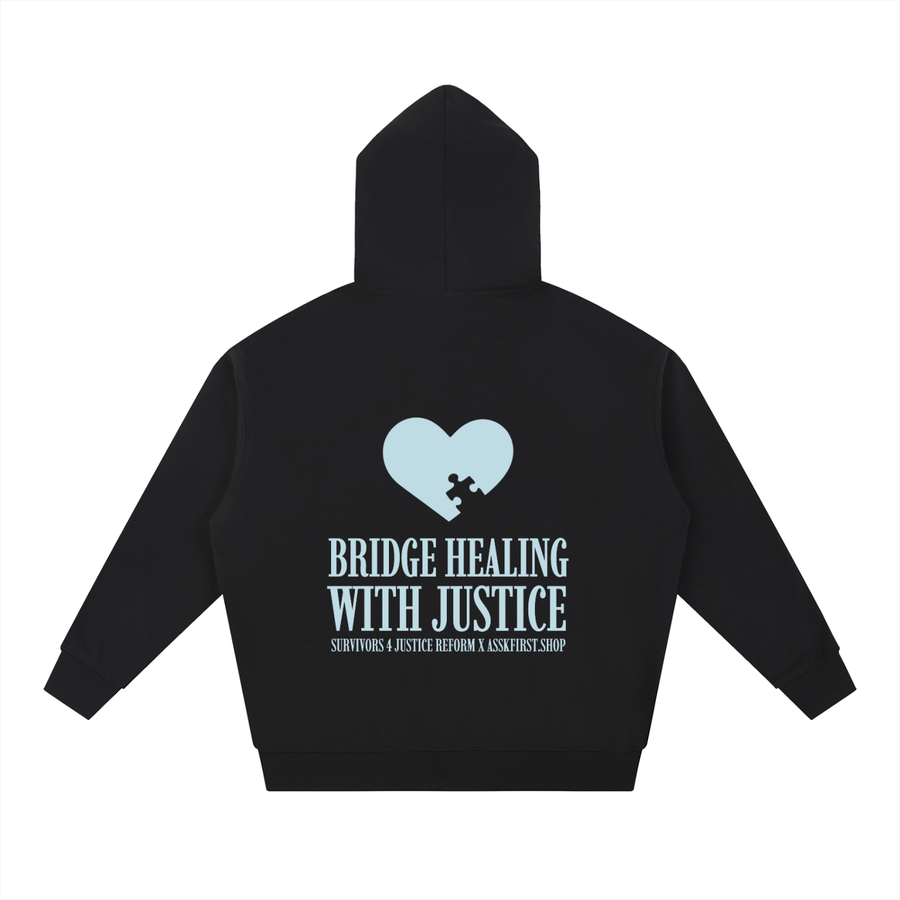 S4JR Puzzle Heart Heavyweight Hoodie