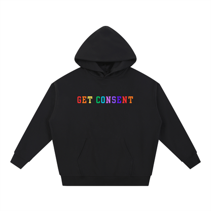 GET CONSENT PRIDE Essential Heavyweight Hoodie