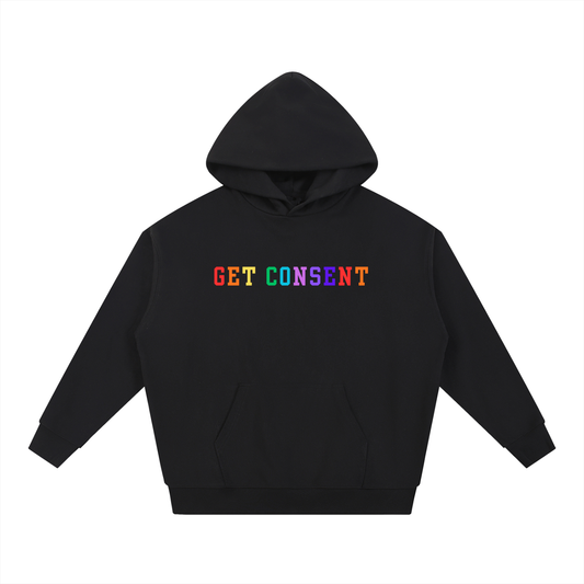 GET CONSENT PRIDE Essential Heavyweight Hoodie