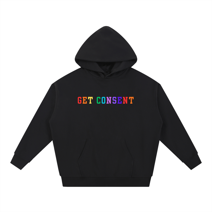 GET CONSENT PRIDE Essential Heavyweight Hoodie