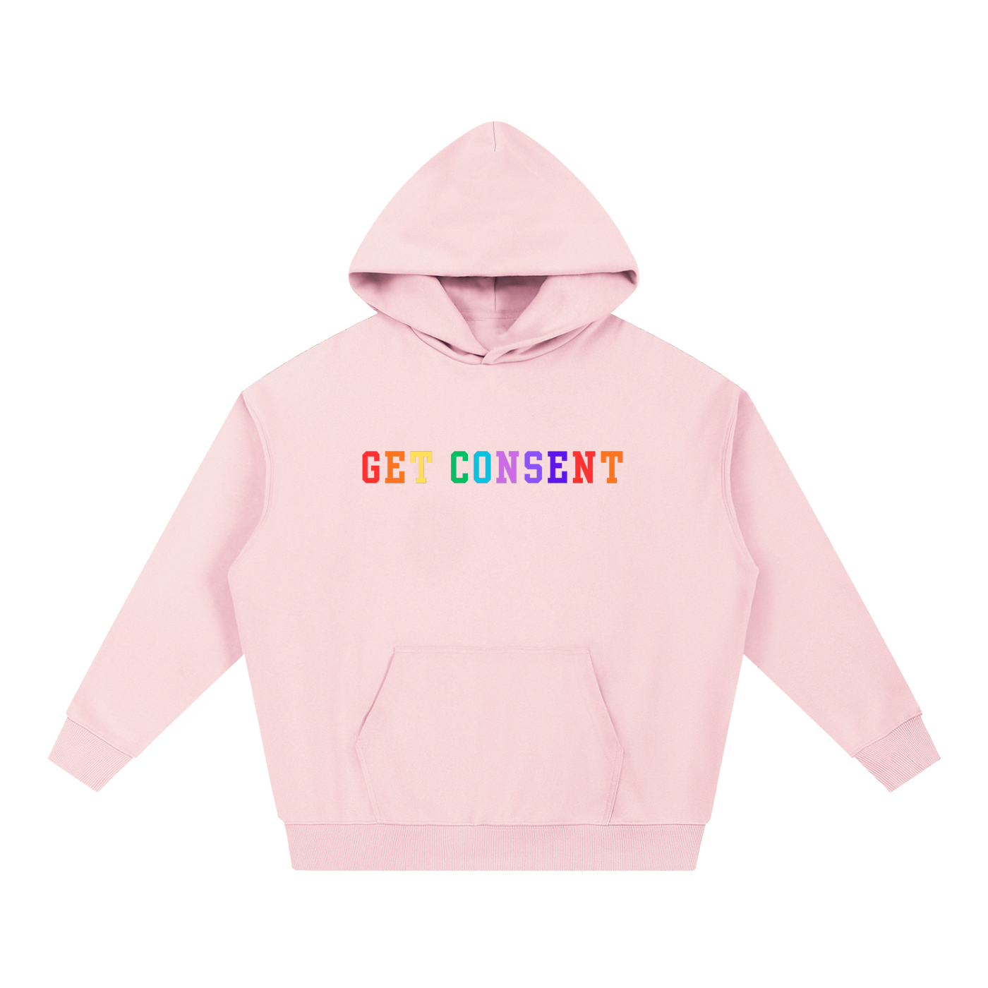 GET CONSENT PRIDE Essential Heavyweight Hoodie