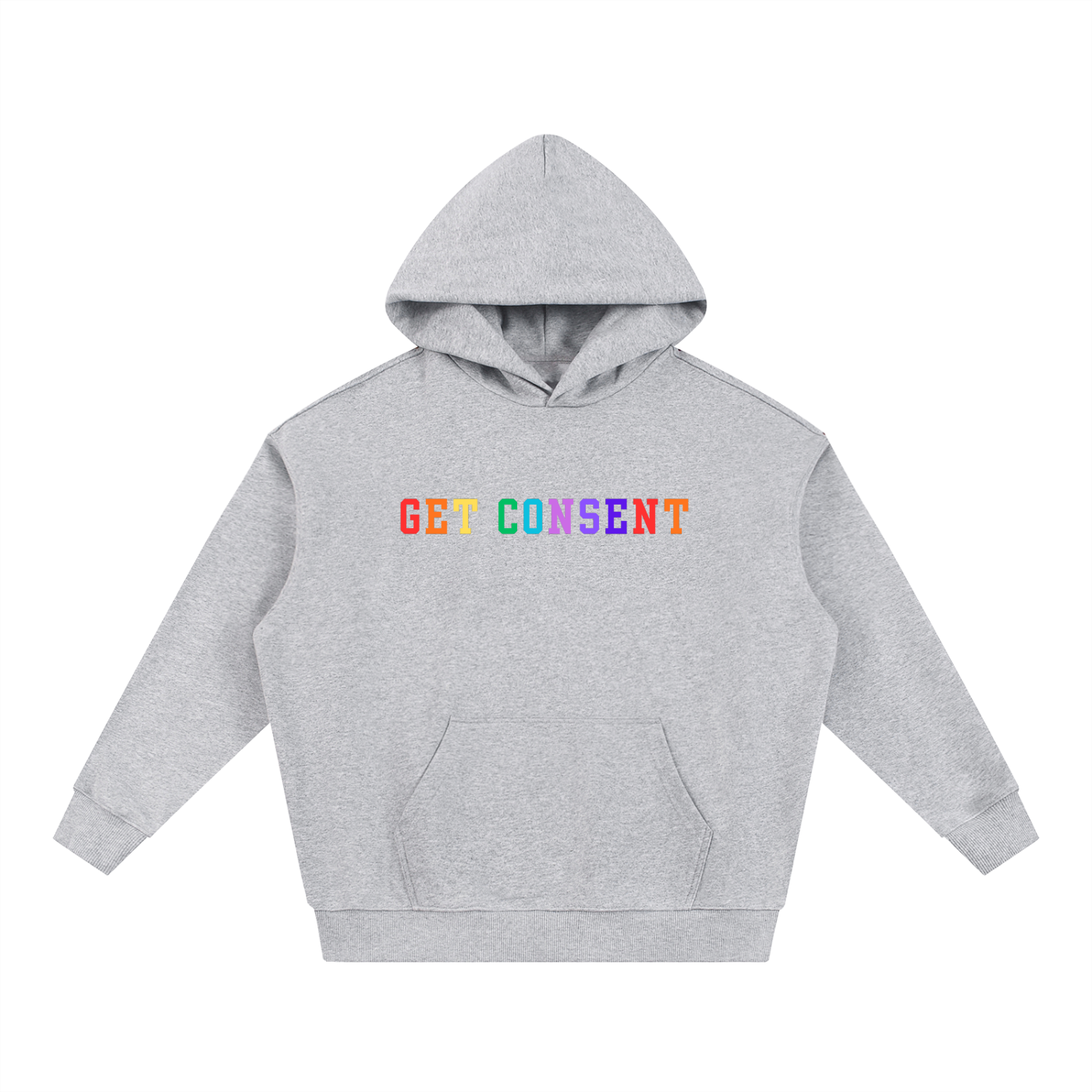 GET CONSENT PRIDE Essential Heavyweight Hoodie
