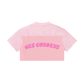 Assk First Cropped Paneled V-Neck Jersey