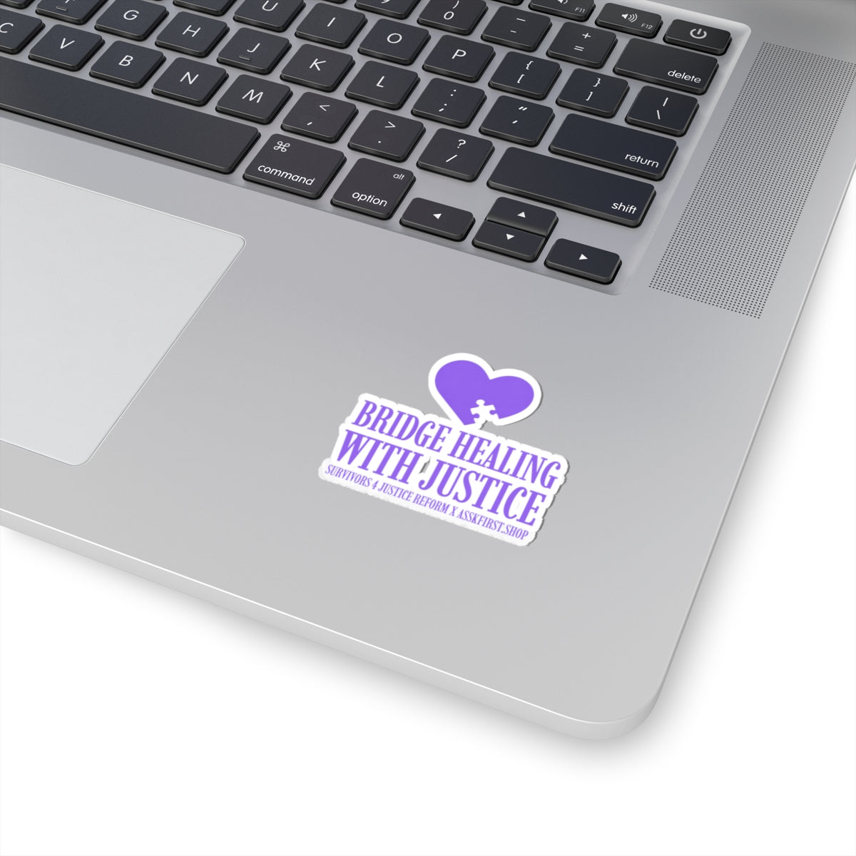 S4JR Puzzle Heart Kiss-Cut Sticker