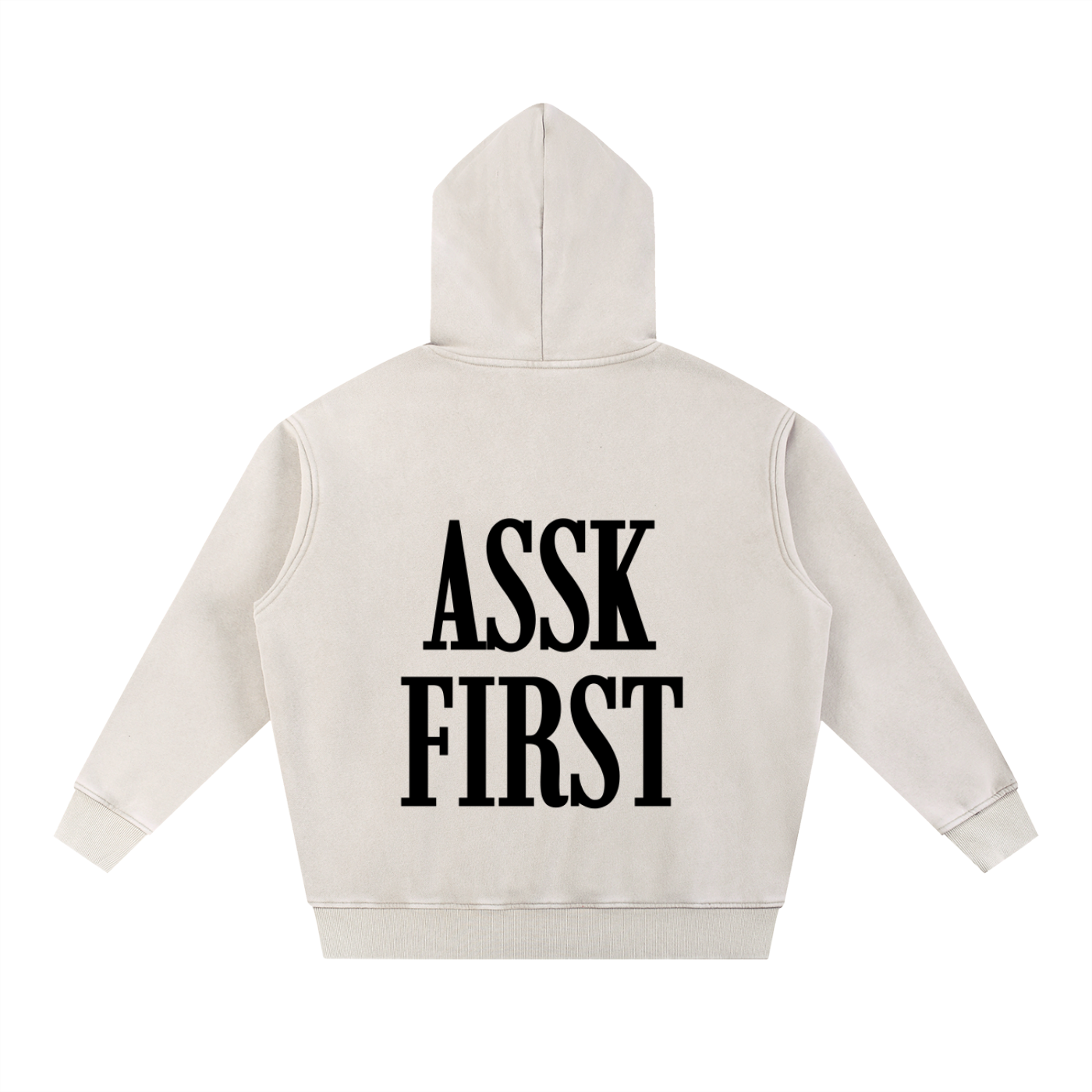 Snow Wash Fleece Oversize Hoodie