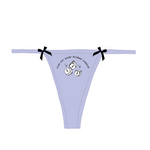 "cant get lucky without consent" dice Bow Thong