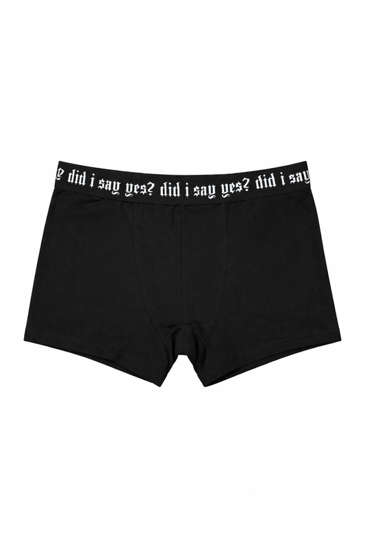 "Did I Say Yes?" Unisex Boxer Brief
