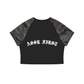 Get Consent Camo Raglan Crop T-Shirt