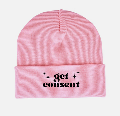 Get Consent With Stars Beanie