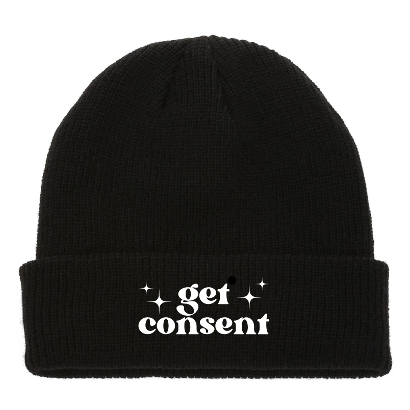 Get Consent With Stars Beanie