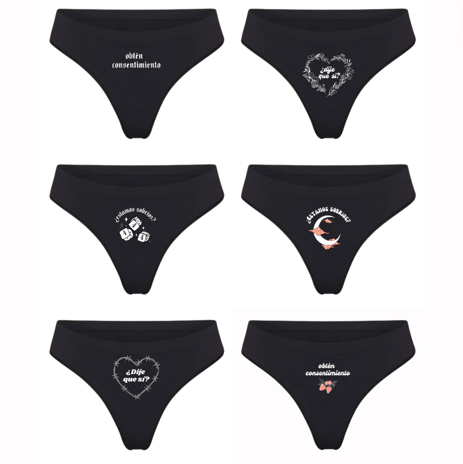 SPANISH THONG SPANDEX BLEND 6 PACK