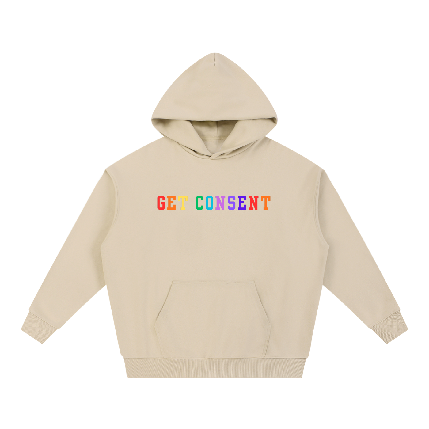 GET CONSENT PRIDE Essential Heavyweight Hoodie