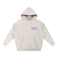 S4JR x Assk First Puzzle Heart Snow Wash Fleece Oversize Hoodie