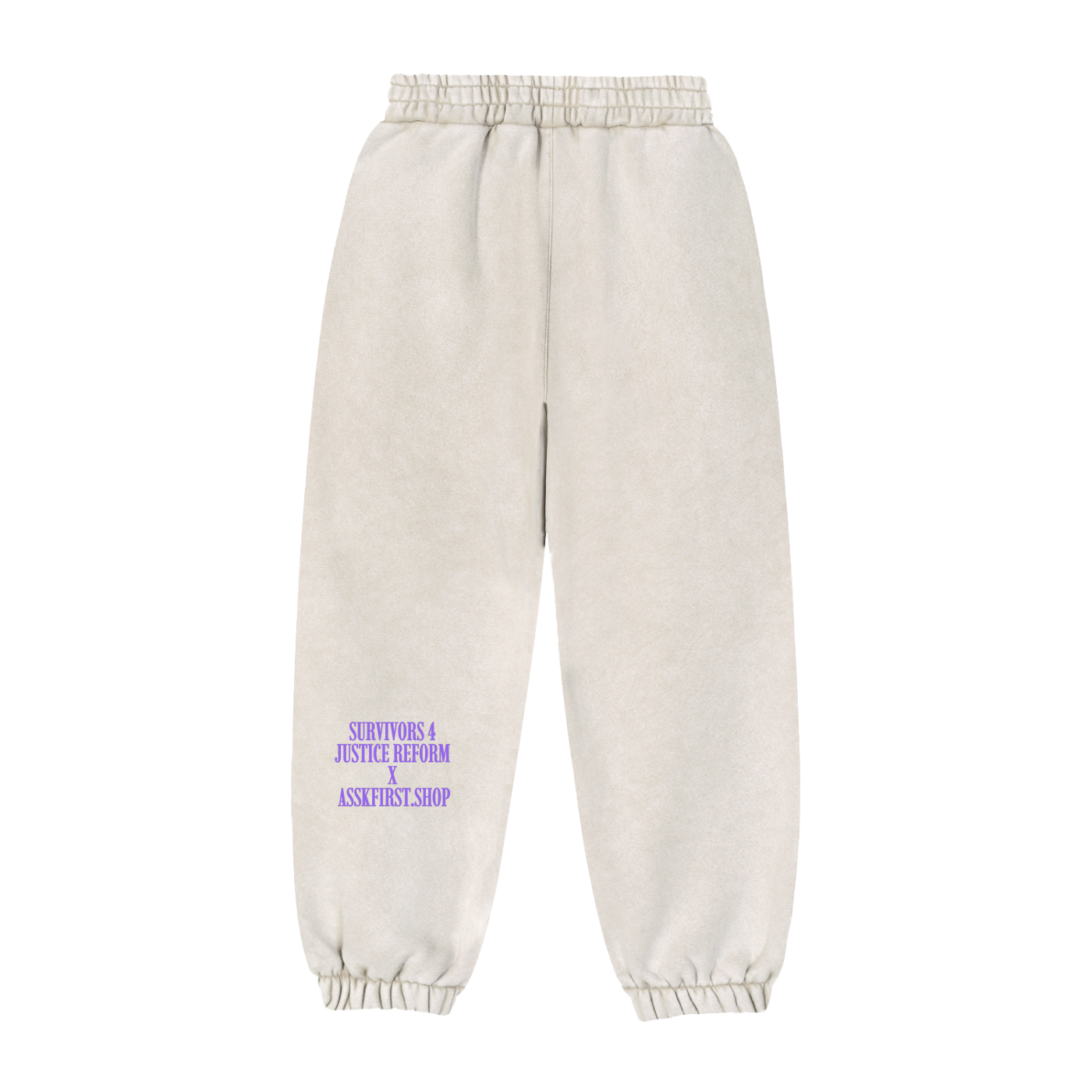 Survivors 4 Justice Reform x Assk First Fleeced Jogger Sweatpants