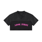 Assk First Cropped Paneled V-Neck Jersey